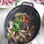 焼きネギが美味しい♪ staubで 鴨鍋 （〆は、お蕎麦）