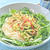 減塩＆糖質オフでヘルシー！キュウリとカニかまサラダと水菜の素麺。