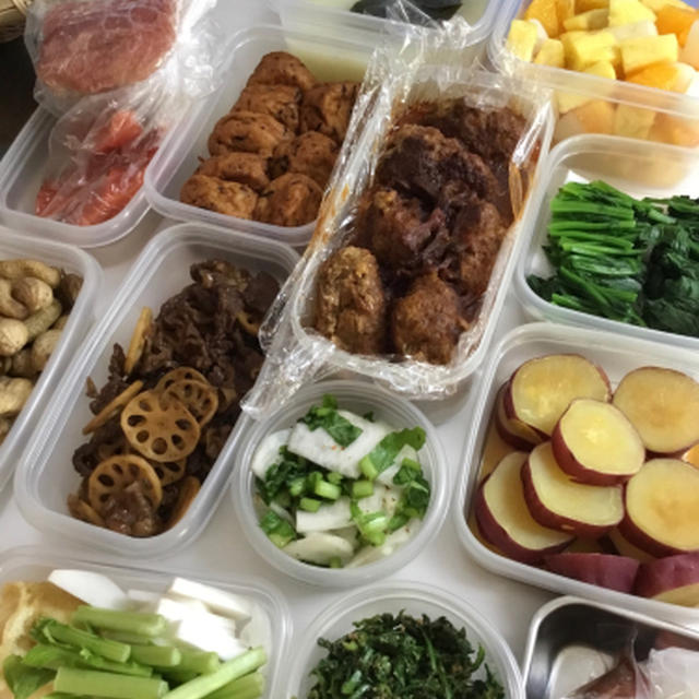 週末用のストック料理（作り置きっての）