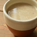 【食】　マヤナッツ豆乳コーヒー（自家製甘酒入り）