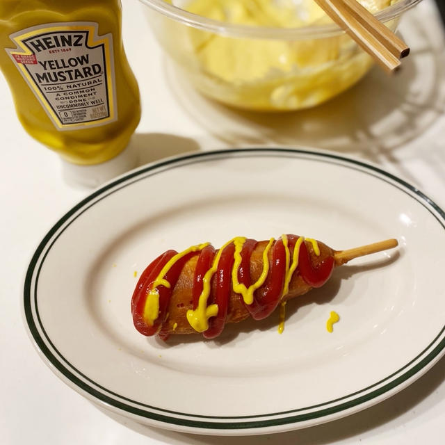 お祭りですー　#アメリカンドッグ　#いちご飴