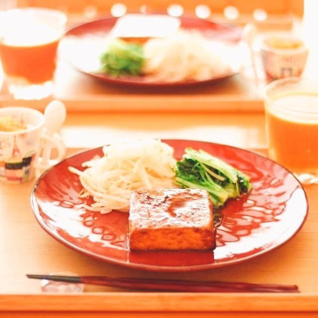 豆腐ステーキ de 朝ごはん