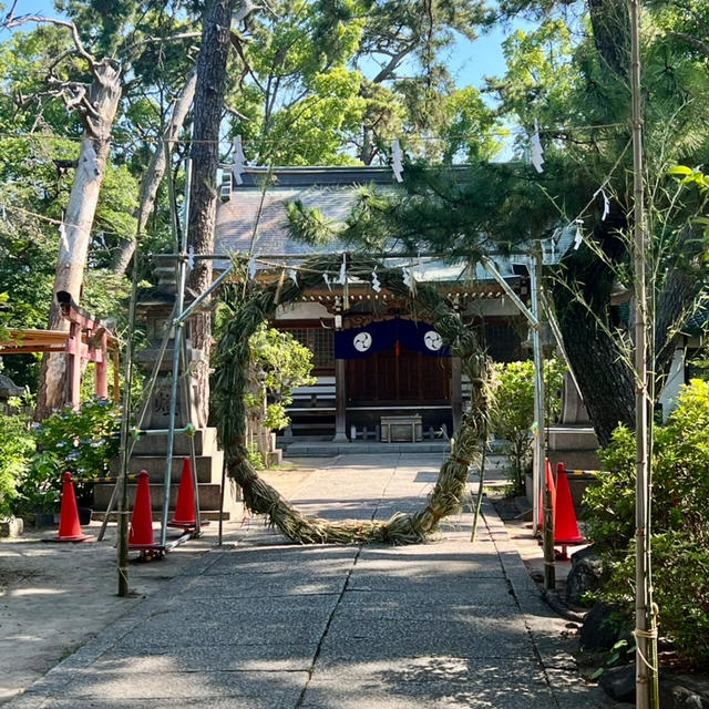 西宮市　鳴尾八幡神社 茅の輪くぐりの鳴尾エリアにあります。今...