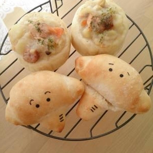 グラタンパン・ぞうさんパン♪