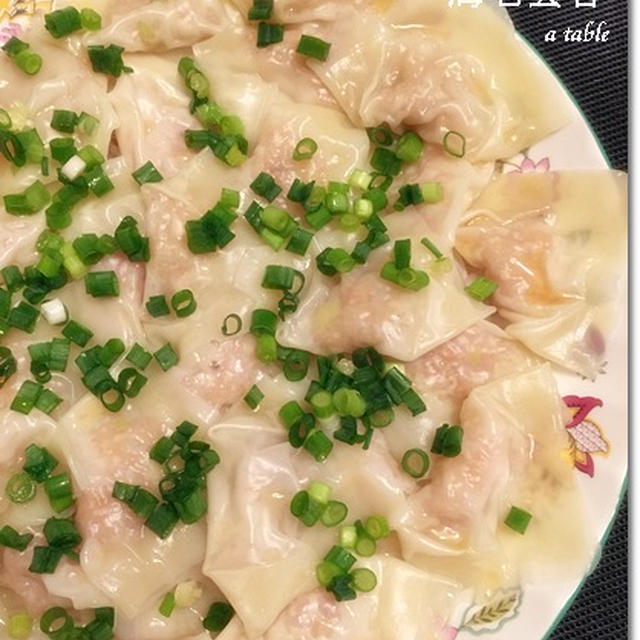 簡単おいしい海老ワンタン♪ わが家の食べ方