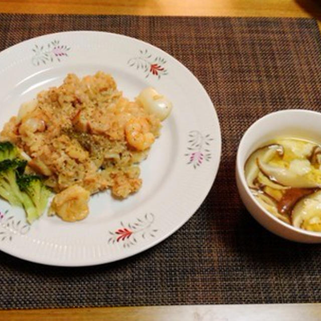 レシピがないのは・・・シーフード炒飯♪・・♪