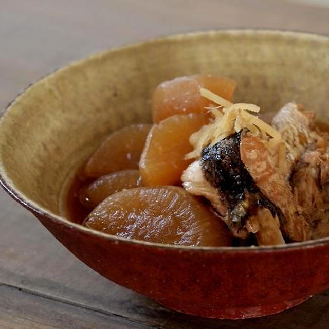 鯛のあらと大根の煮もの