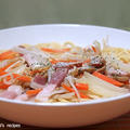 フライパンde蒸しパスタと「お知らせです」