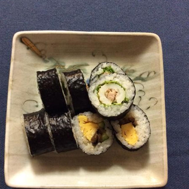 来週は巻きずし、一番巻きやすい具を用意