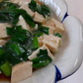 豆腐とニラの中華風スタミナ炒め