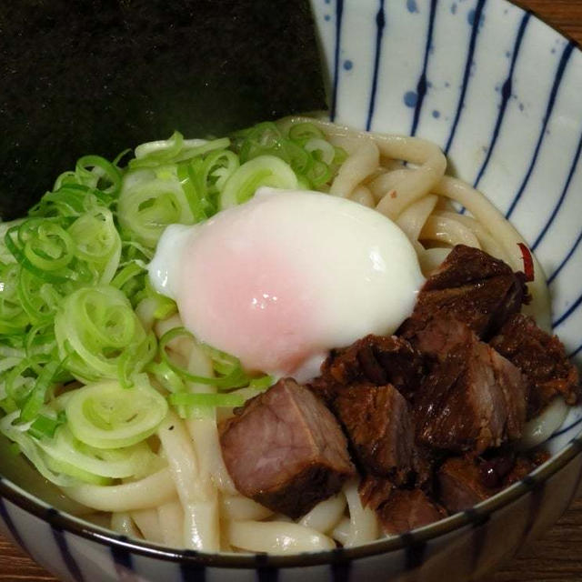 中華蕎麦とみ田的まぜうどん。