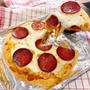 ホットケーキミックスでピザを作ってみた結果です！！
