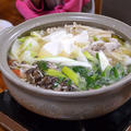 再び・韓国鶏塩鍋。カリフラワーの揚げ焼き・チーズまぶし。の晩ご飯。