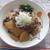 牛肉と大根の甘辛丼・・・まめぶ汁も。