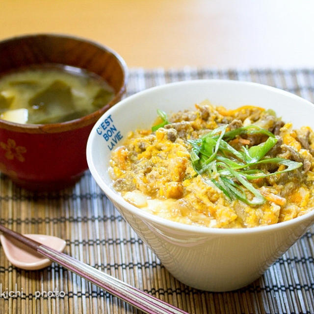 娘のお昼ご飯は「他人丼」＆「過去動画ですがこっちは親子丼です」