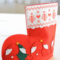 大豆粉のクリスマスクッキー☆可愛いブーツに入れてプレゼント♡