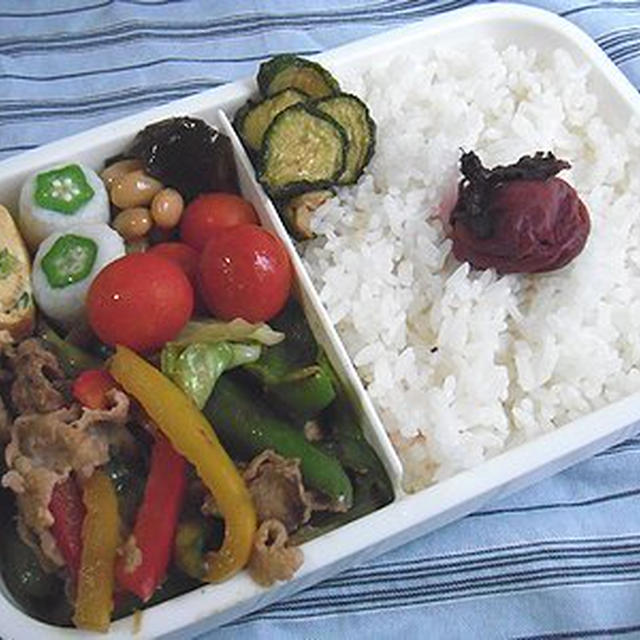 ピーマンたっぷり回鍋肉弁当
