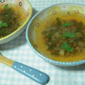 セロリの簡単スープ