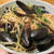 【旨魚料理】小エビとムール貝のパスタ