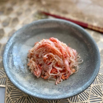 クックパッとニュースに掲載です！【白滝とカニカマの明太子炒め】