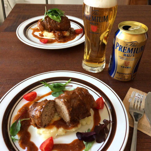 【簡単！！おもてなしにも】ひき肉&牛肉で！ロールビーフ（ザ・プレミアムモルツに合う料理）