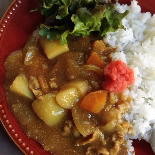 明太子カレー♪ と 暮らしニスタ