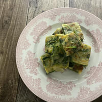 ほうれん草のチーズチヂミ