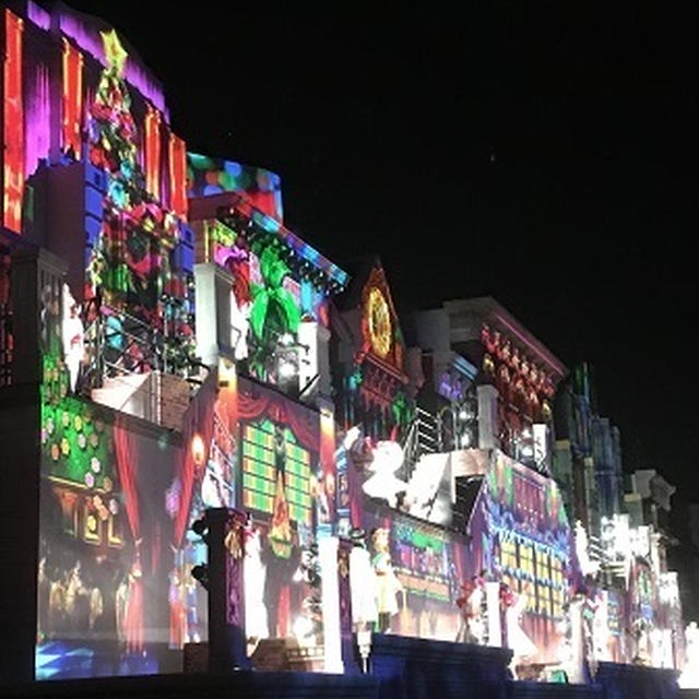 USJ　歌と踊りと3Dプロジェクションマッピングの感動ショー