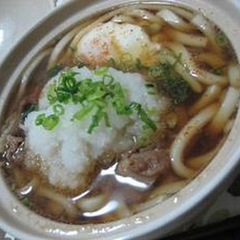 おろし肉うどん。