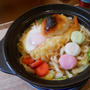 お餅入り鍋焼きうどん#本日のおうちごはん