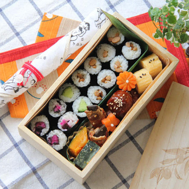 ３種の細巻き弁当