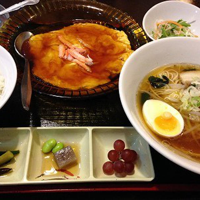 突然の抜歯。台湾料理店のセットメニュー