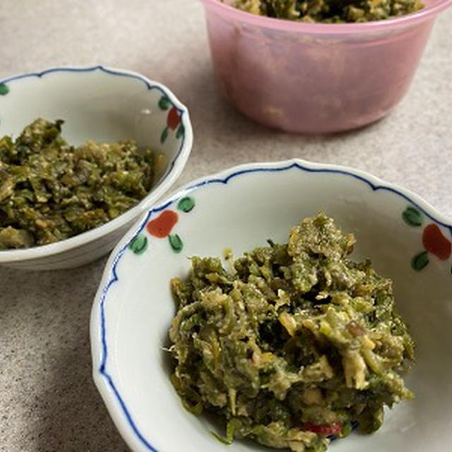 頂いた沢山のふきのとうでふき味噌と天麩羅♪