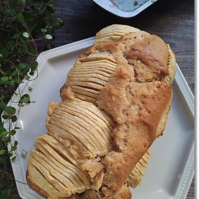 【リンゴケーキ】姫と一緒に…今日は食べちゃいけない(笑)やっぱり直ってなかった空手の先生。