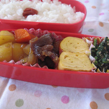 肉じゃがのお弁当