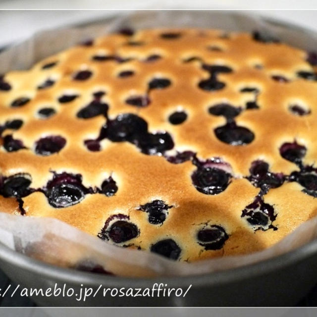 お菓子作り ブルーベリーベイクドチーズケーキのレシピ By Rosaさん レシピブログ 料理ブログのレシピ満載