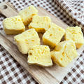 【レンジで3分！】米粉と豆腐のもちもちレンジ蒸しパン