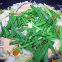 鮭のシャンタン鍋
