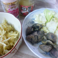 鶏の炭火焼きのお供は・・・うまうまキャベツ★