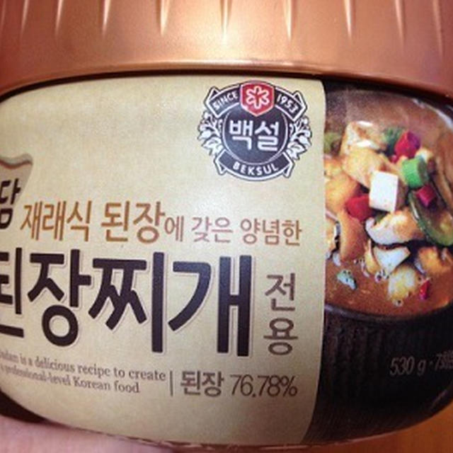 韓国の味噌 :テンジャン(된장)