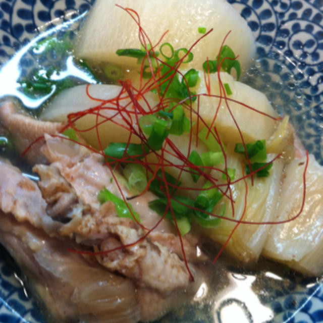 大根と鶏手羽の塩煮