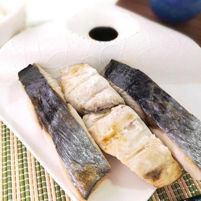 ちょっと寝かせて旨味アップ♪鰆の塩焼き