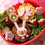 苺ﾏﾏのキャラ弁当教室〜うさちゃんのお花見弁当〜