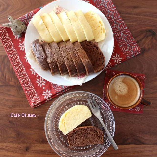 トースターパン調理☆ノンオイル・ふんわり蒸しケーキ２種