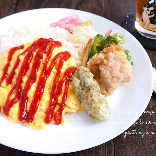 朝昼カフェ☆夏野菜カレーと朝ごはん