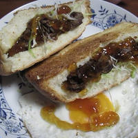 ほっけてジュレで、和風焼肉サンド
