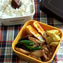 節約食材だけで3品作ったお弁当。