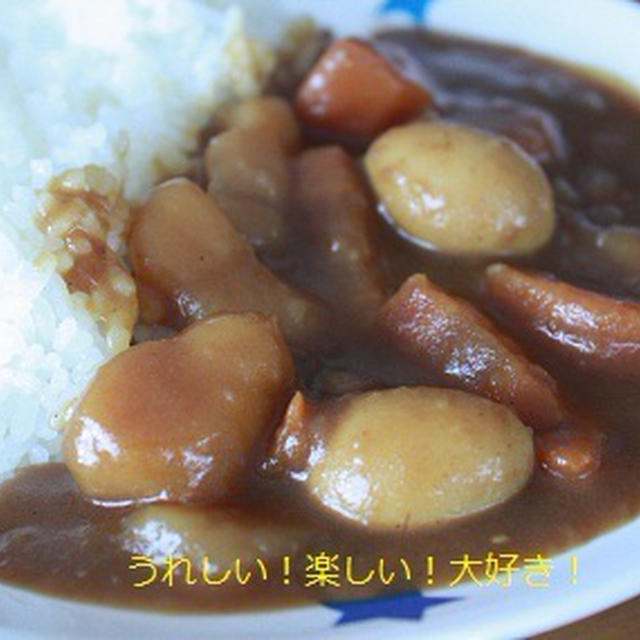 挨拶とビビッてきたカレーライス♪