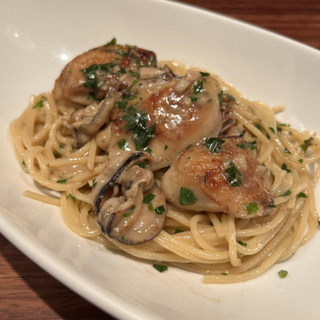 【パスタソース】牡蠣とアンチョビのペペロンチーノのレシピ