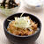 甘辛豚和え里芋マッシュ丼。里芋ポタージュ。の里芋尽くしの晩ご飯。